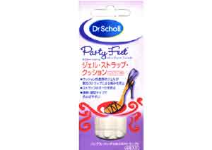 ドクターショール パーティーフィート ジェル・ストラップ・クッション (ストラップ用)
