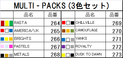 U-Lacei[[Xj 3FZbg(Multi Packs)color