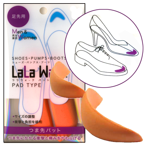 ララ ウォーク (lala walk)つま先パッド Lサイズ