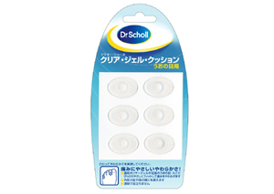 クリア・ジェル・クッション(うおの目)粘着剤付